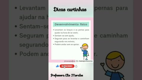 DESENVOLVIMENTO DE BEBES DE UM ANO #shorts DICAS