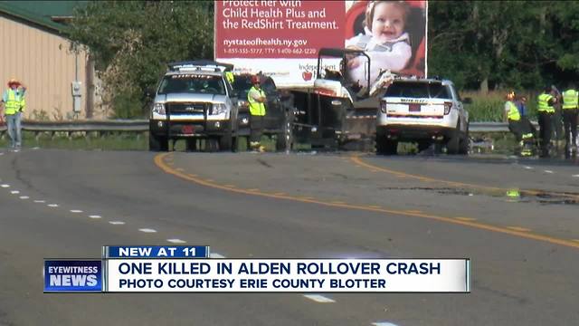 One person dead after crash in Alden