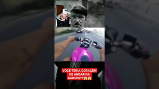 Teria coragem de andar na garupa?😱😱