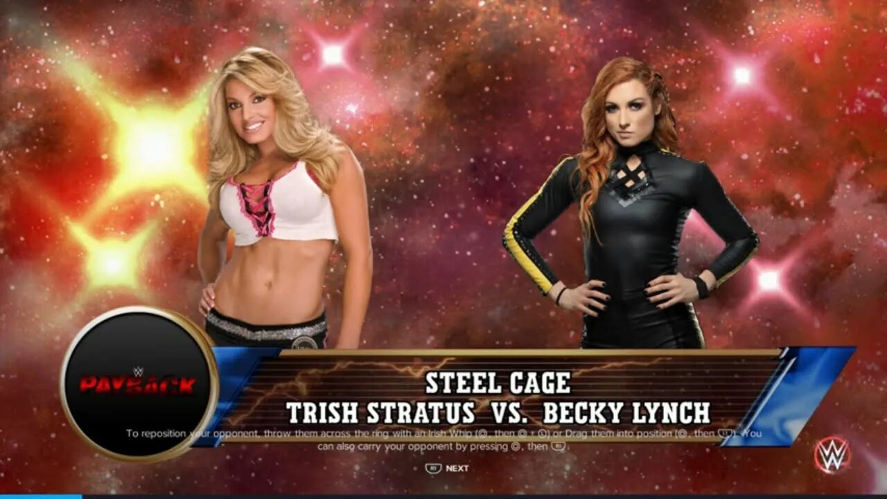 WWE Payback 2023 Becky Lynch vs Trish Stratus in a Steel Cage match