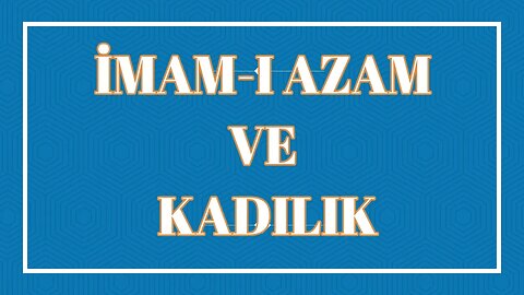 #menkıbe EN GÜZEL MENKIBELERDEN BİR BÖLÜM / "İMAM-I AZAM VE KADILIK "