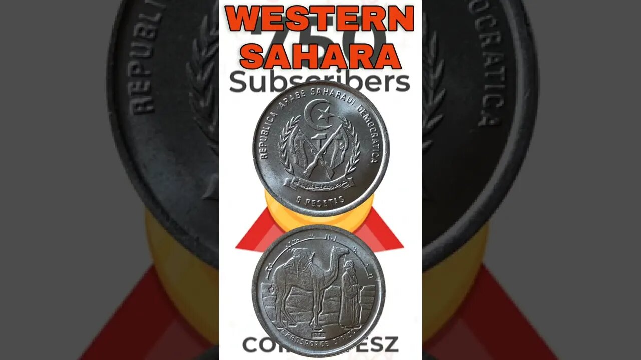 Western Sahara 5 Pesetas 1992.#shorts #coinnotesz #viral