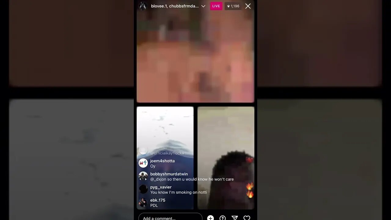 Blovee With a Quick Freestyle No Beat Then Chat With Some His Guyzz *IG LIVE* (01/04/23)