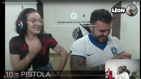 Luan metaforando a prima do renan