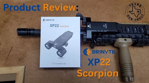 Brinyte XP22 Scorpion Dual Head Gun Light