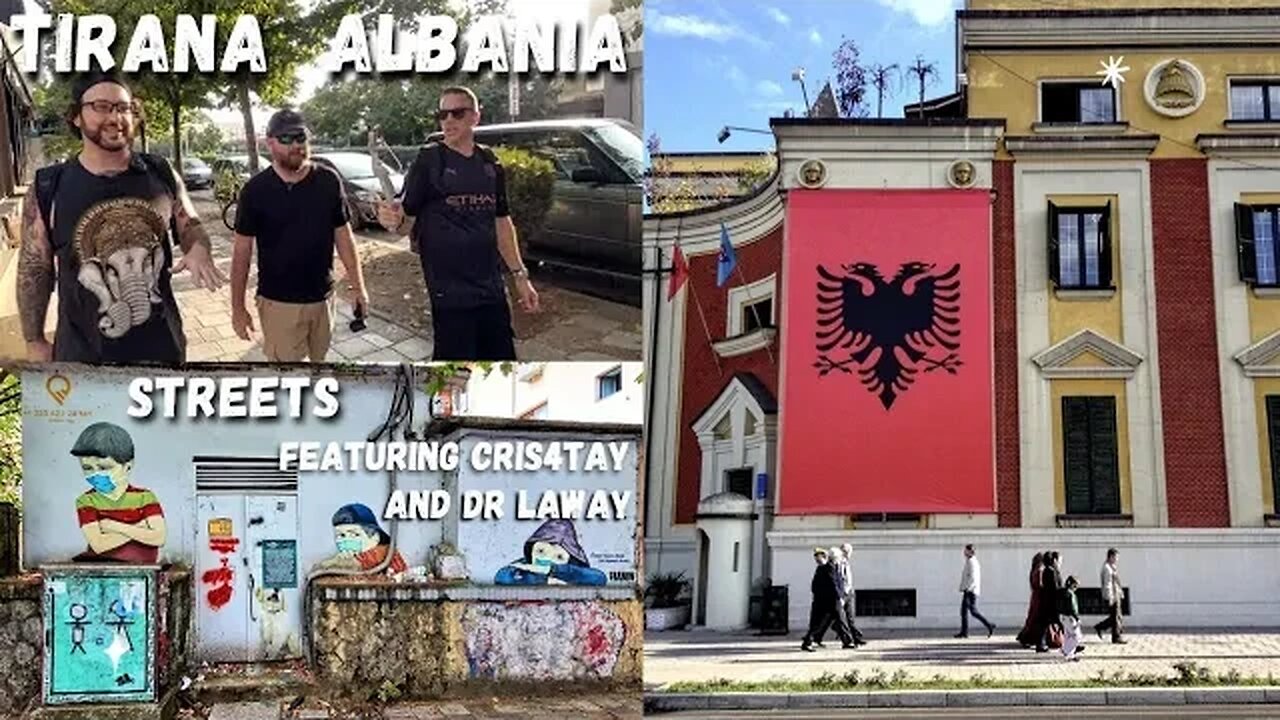 Walking Streets Of Tirana Albania 🇦🇱 Travel Blogger Meet Up | Featuring Cris4tay And Dr Laway