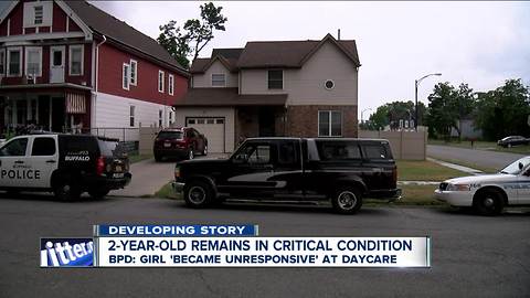 2-year-old remains in critical condition after being rescued from daycare