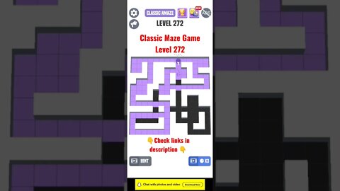 Classic Maze Game Level 272. #shorts