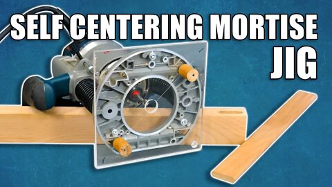 Make a Self Centering Mortise Jig for Floating Mortise and Tenon Joints