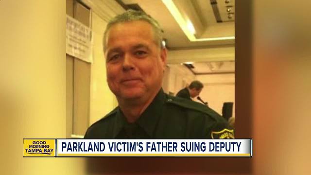 Dad of Parkland shooting victim sues deputy who didn’t enter school