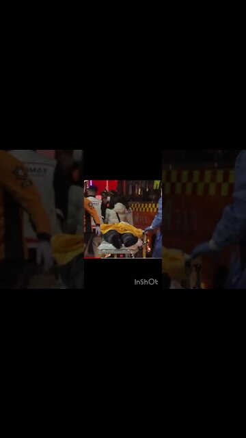 Graphic: At least 140 dead in South Korea Human Stampede #shorts #southkorea