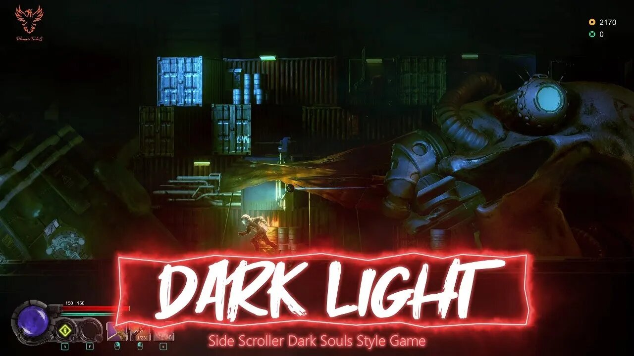 Dark Light - No Commentary Gameplay (Dark Souls Style Side Scroller)