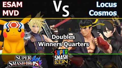 PG|ESAM & PG|MVD vs. Cosmos & Locus - Wii U Doubles Winners Quarters - SSC2017
