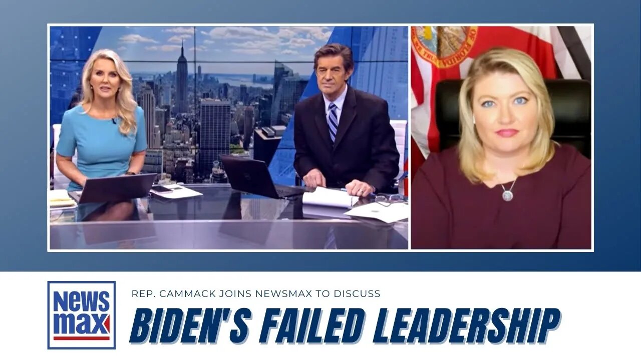 Rep. Cammack Joins Newsmax To Discuss Biden's Poor Leadership At Border & Treatment of CBP Agents