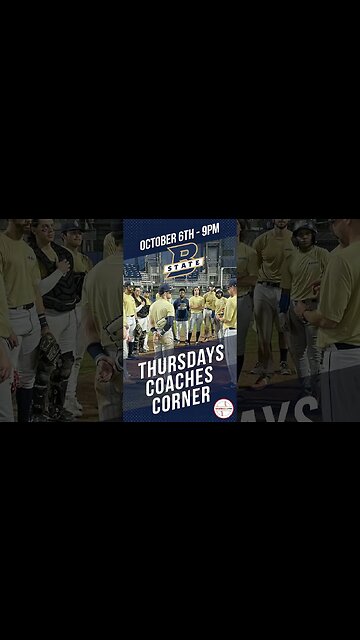 Join me Oct 6th for Coaches Corner! Drew Bailey - Head Coach Bluefield State University