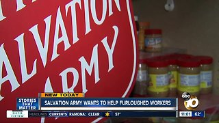 Salvation Army wants to help furloughed workers