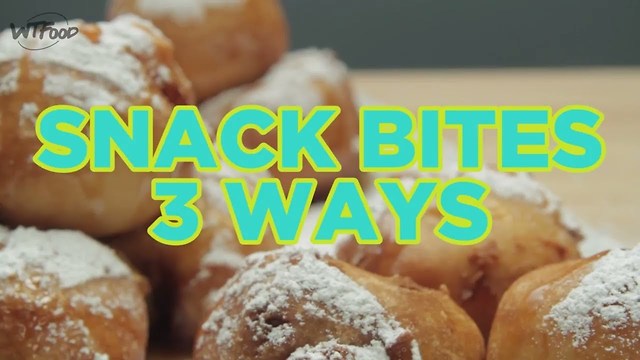 Snack Bites 3 Ways