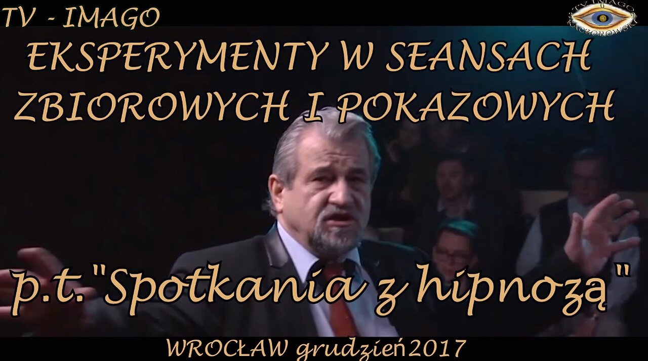 FENOMEN HIPNOZY ESTRADOWEJ JAKO ZJAWISKO.!!! EKSPERYMENT W SEANSACH HIPNOZY ZBIOROWEJ I ESTRADOWEJ