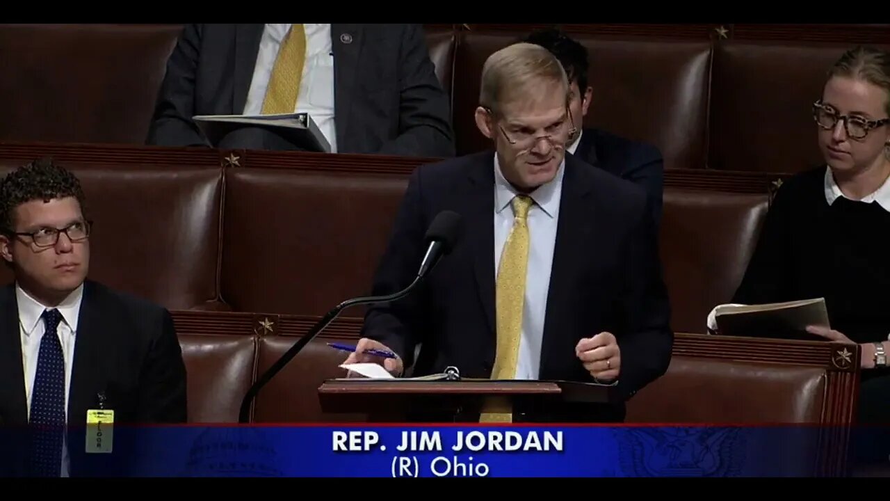 Jim Jordan TORCHES Democrat Bill Providing Extra Money to Biden DOJ and FTC