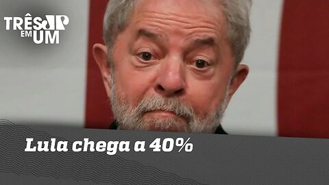 CNT/MDA: Lula chega a 40%