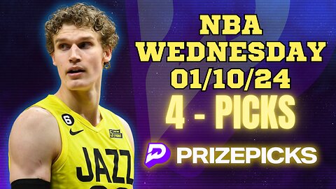 #PRIZEPICKS | BEST PICKS FOR #NBA WEDNESDAY | 01/10/24 | PROP BETS | #BESTBETS | #BASKETBALL | TODAY