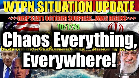 Judy Byington. SGAnon ~ Situation Update 10/1/24 - Chaos Everything, Everywhere!