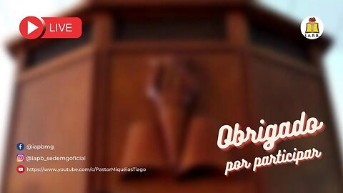 Culto Ao Vivo Agora - Diac. Hélio
