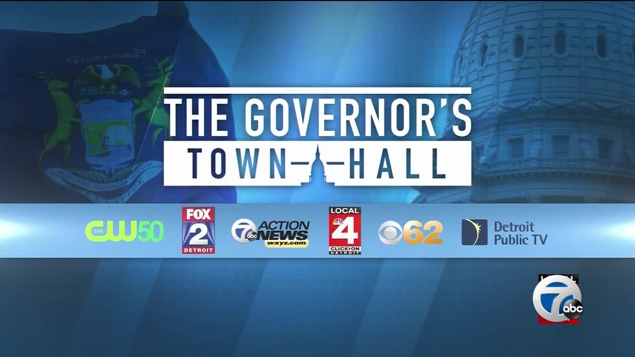 WATCH: 'The Governor's Town Hall' with Gov. Whitmer answering coronavirus questions