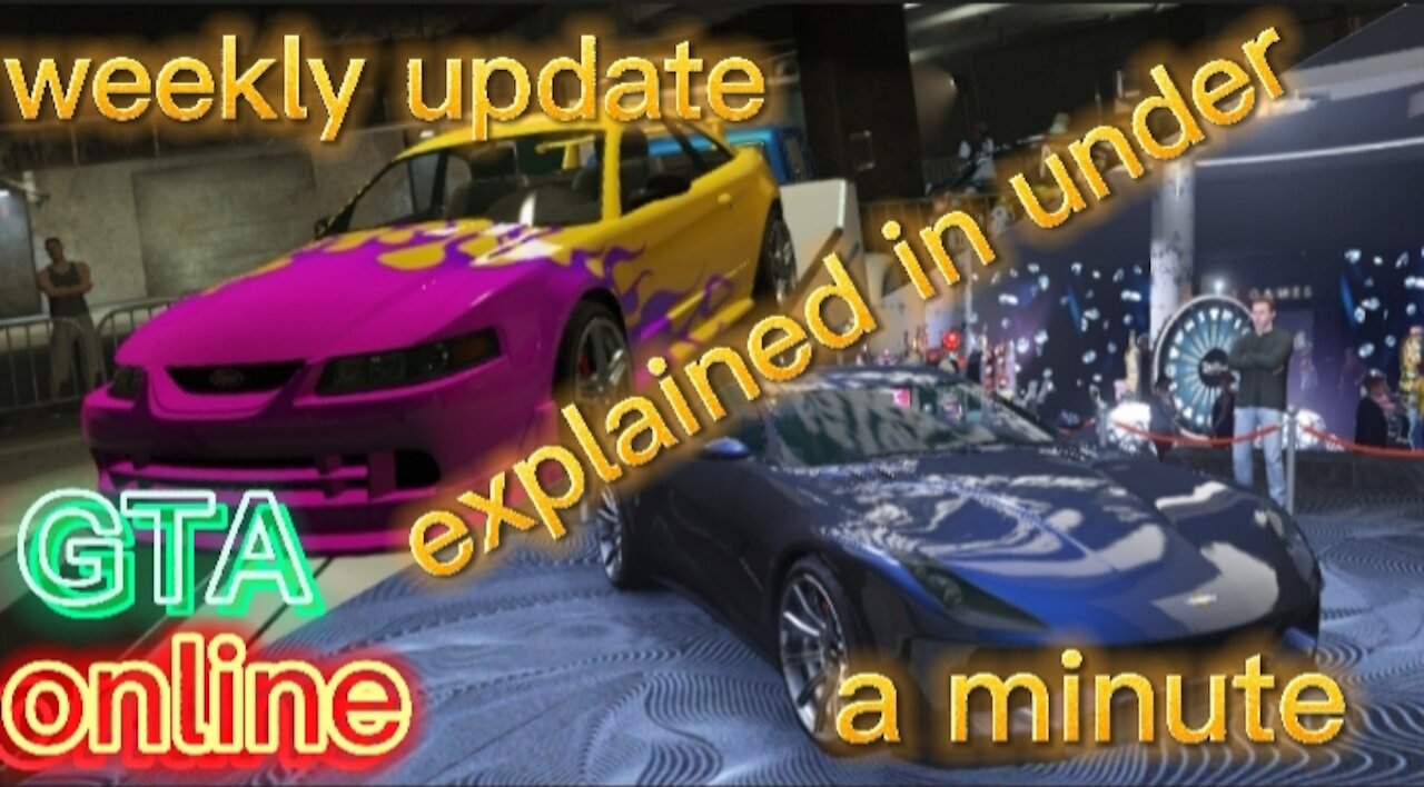 GTA online weekly update explained in under a minute