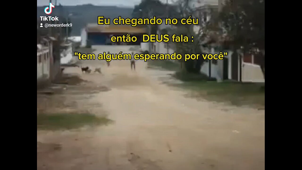 imagine você chegando no céu, então DEUS fala: alguém ficou esperando por você esse tempo todo.