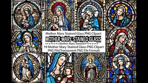 Radiant Reflections: The Beauty of Mother Mary in Stained Glass #viralvideo #viralshorts #viral