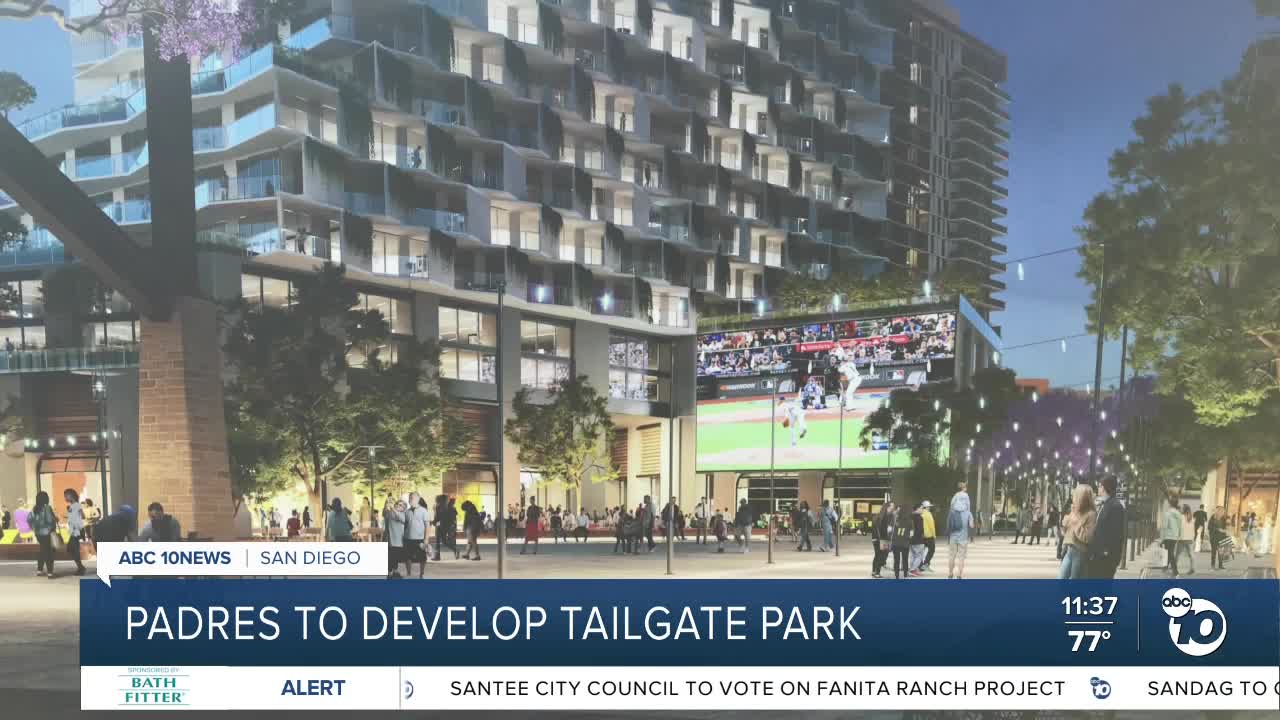 City partnering with Padres to develop Tailgate Park