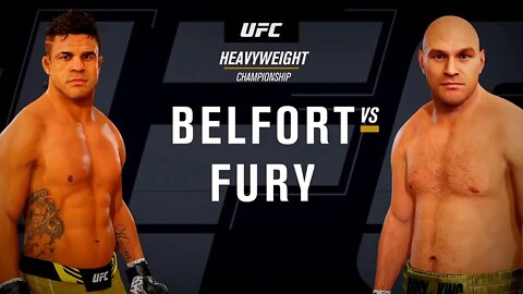 EA Sports UFC 4 Gameplay Tyson Fury vs Vitor Belfort