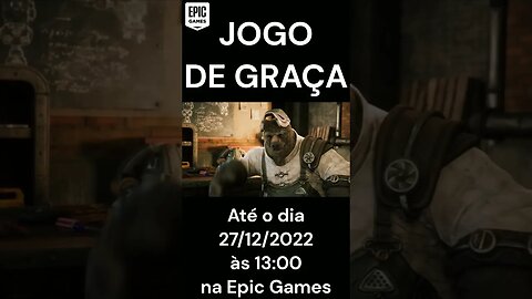 TEMPO LIMITADO - jogo Gratuito na Epic Games #shorts
