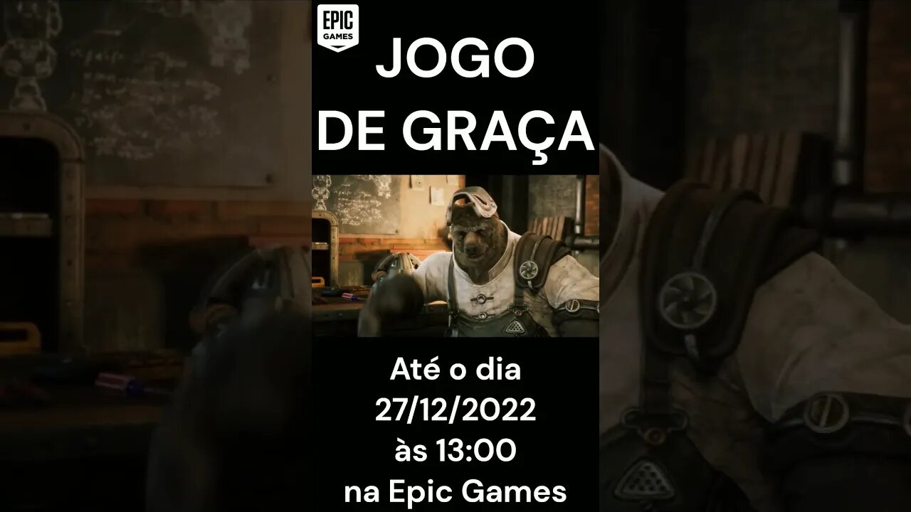 TEMPO LIMITADO - jogo Gratuito na Epic Games #shorts