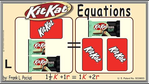 VISUAL KITKAT DUOS 1.5K+1r=1K+2r EQUATION _ SOLVING BASIC EQUATIONS _ SOLVING BASIC WORD PROBLEMS