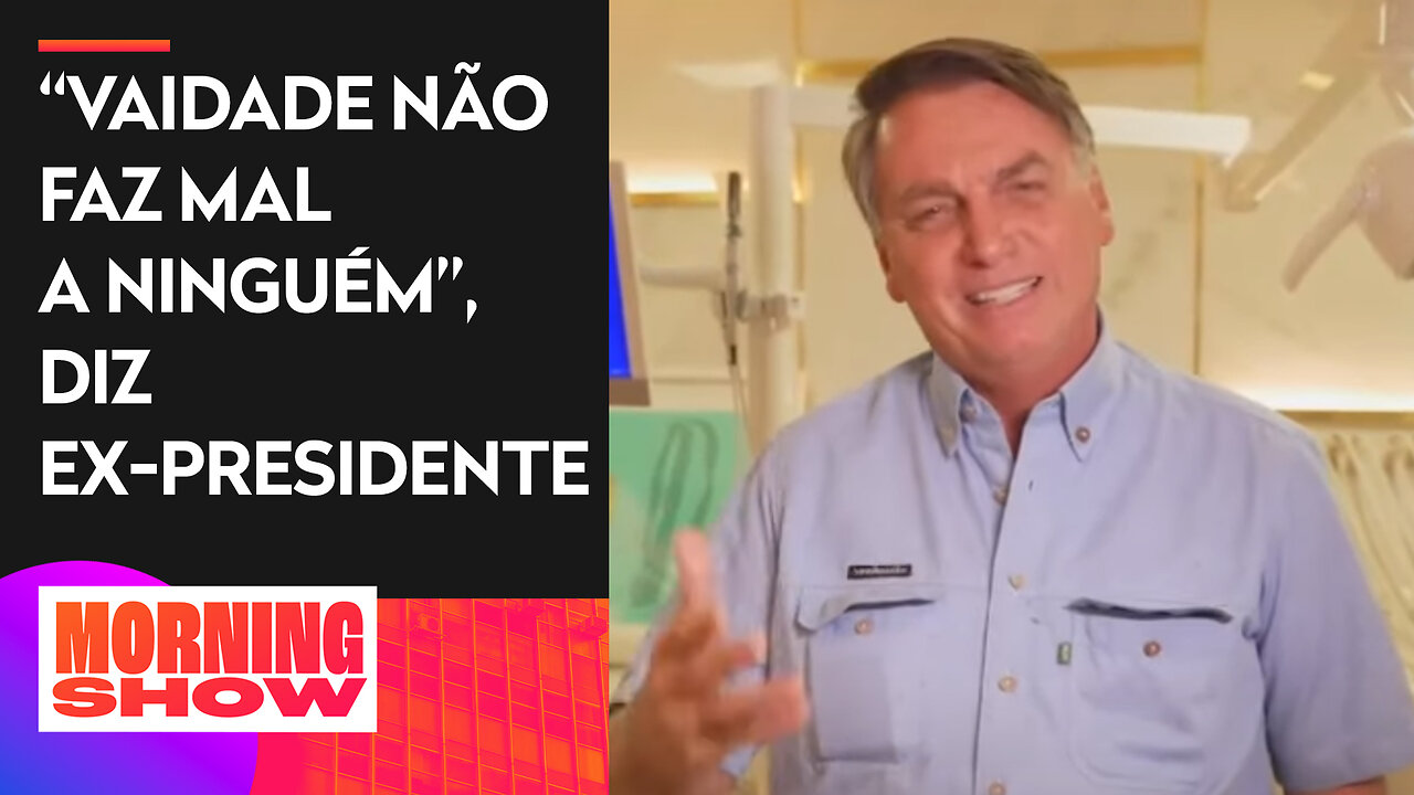 Bolsonaro faz tratamento estético para harmonizar o sorriso