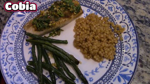 Open Blue Cobia With Pistachio Gremolata By Hello Fresh! 🐟