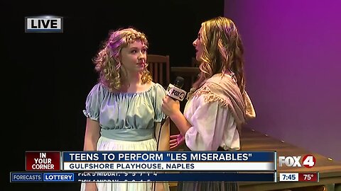 Teens perform 'Les Miserables' as part of Gulfshore Playhouse education program