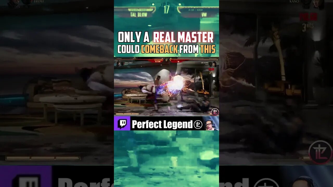 Only a REAL Master could comeback from this #mortalkombat #mk1 #fgchighlights #perfectlegend
