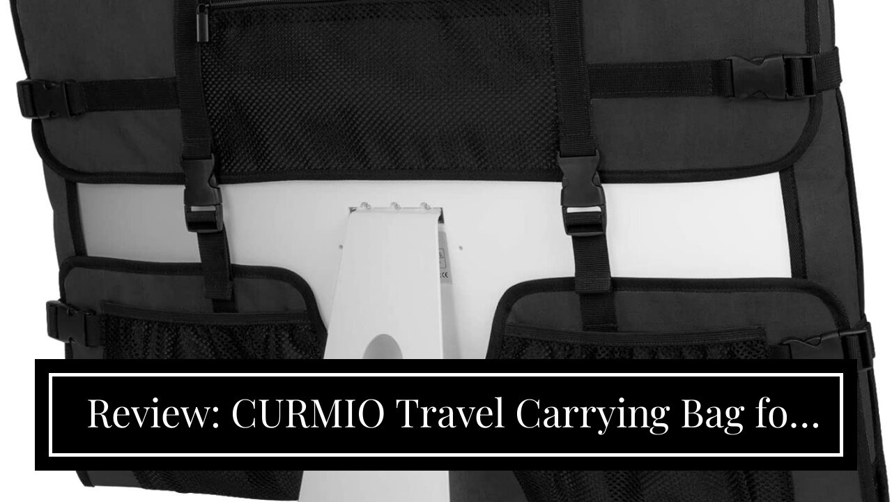 Review: CURMIO Travel Carrying Bag for Apple 27" iMac Desktop Computer, Protective Storage Case...