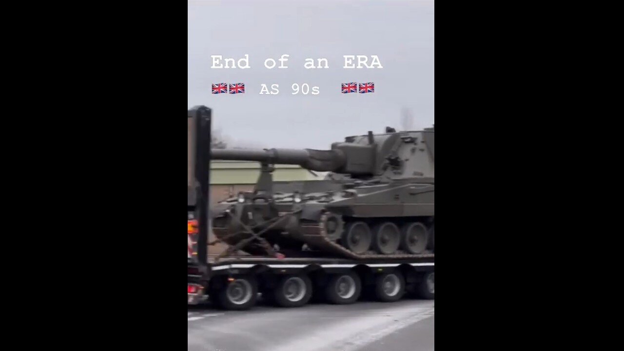 The last remaining British AS-90 SPGs on the way to Ukraine - November 2024