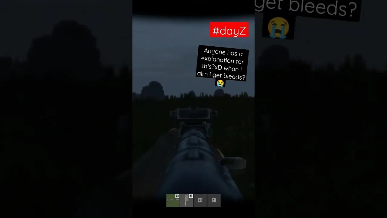 I'm confused when I'm aiming i get heat bleeds? explain please #dayz #dayzstandalone #dayzexpansion