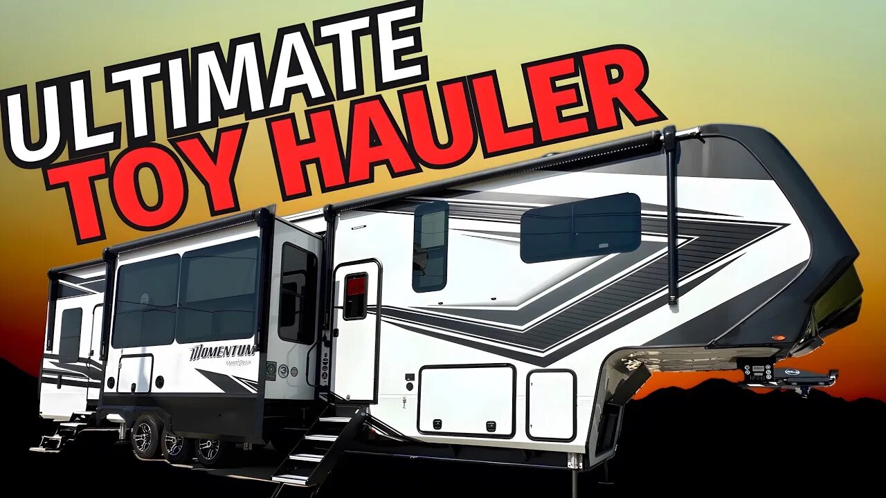 The ULTIMATE 2 Full Bath Toy Hauler Fifth Wheel RV! 2023 Momentum 397THS by Grand Design