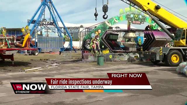 Fair rides inspections underway