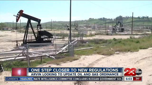 Arvin one step closer to stricter oil and gas regulations