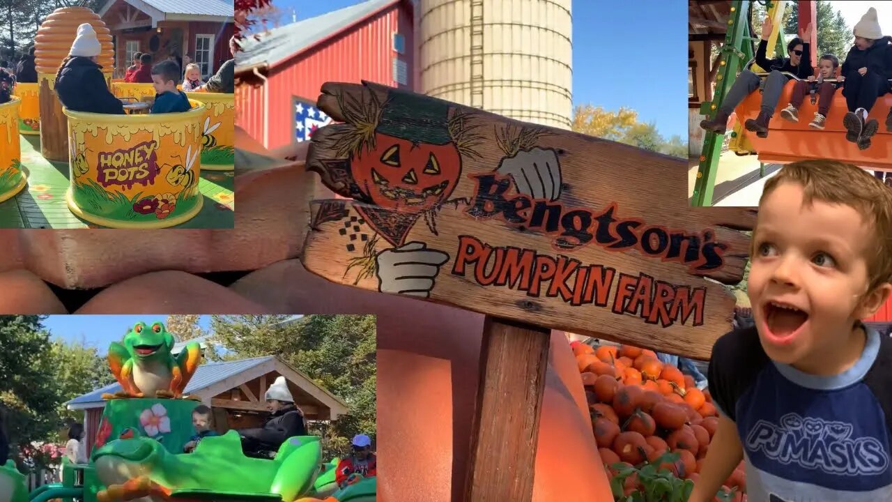 Come to the Pumpkin Farm with Me! Bengtson’s has Best rides 😃