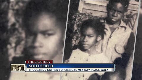 Woman raised in the segregated South reflects on Dr. King's impact at Southfield Peace Walk