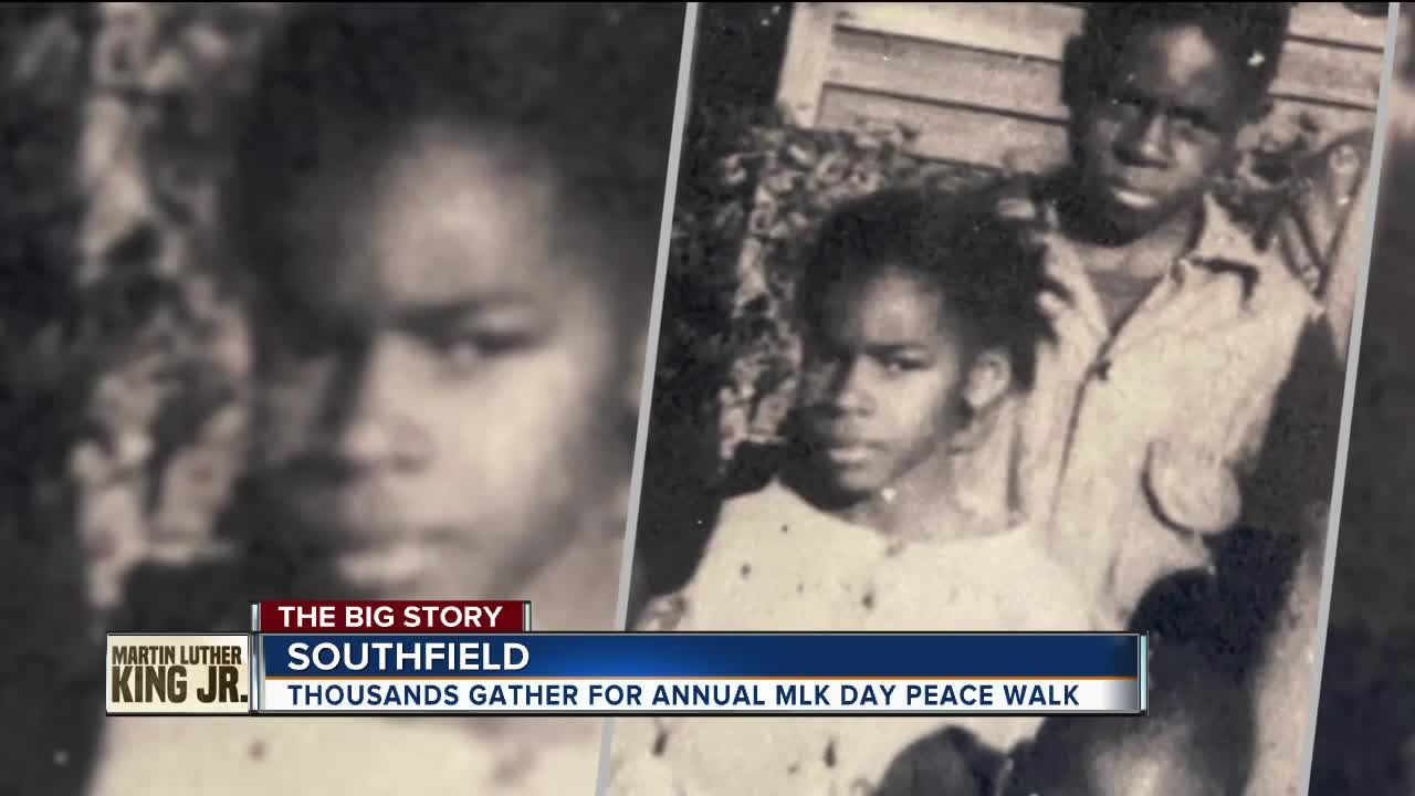 Woman raised in the segregated South reflects on Dr. King's impact at Southfield Peace Walk