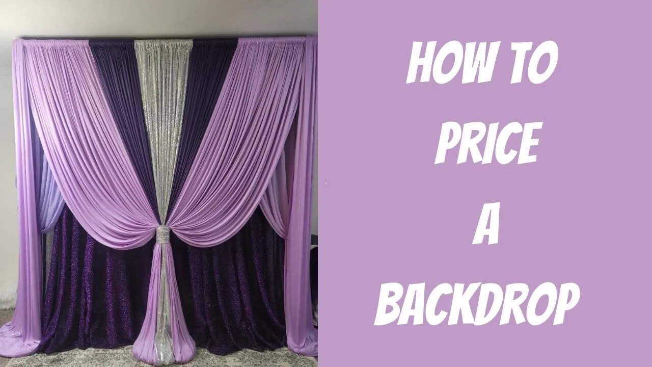 How to Price a Backdrop